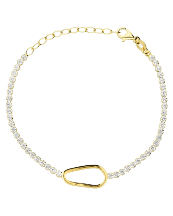 Pulseira Cristais Com Gota Victória Cruz