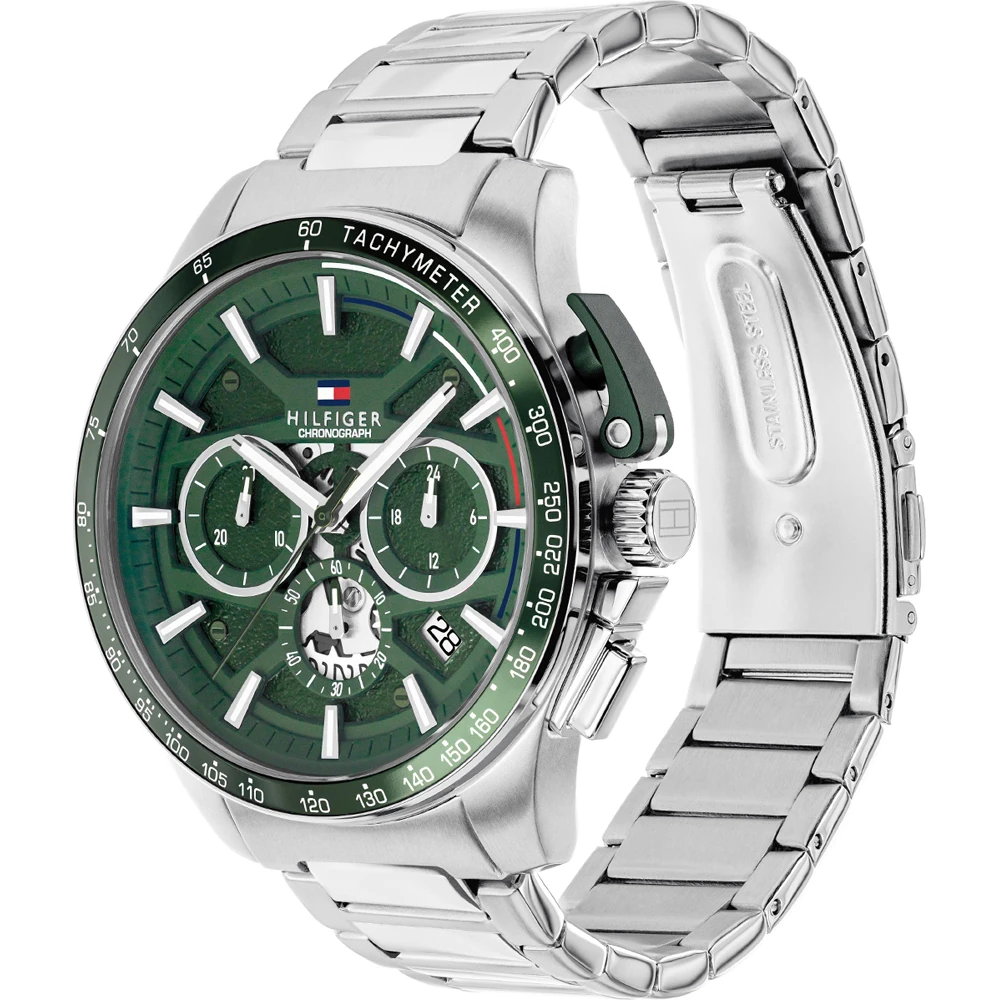 Relogio 1792293 Tommy Hilfiger Aço Bank.