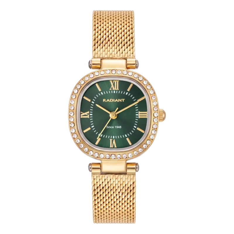 Relógio RA704203 Radiant Halo Verde Dourado