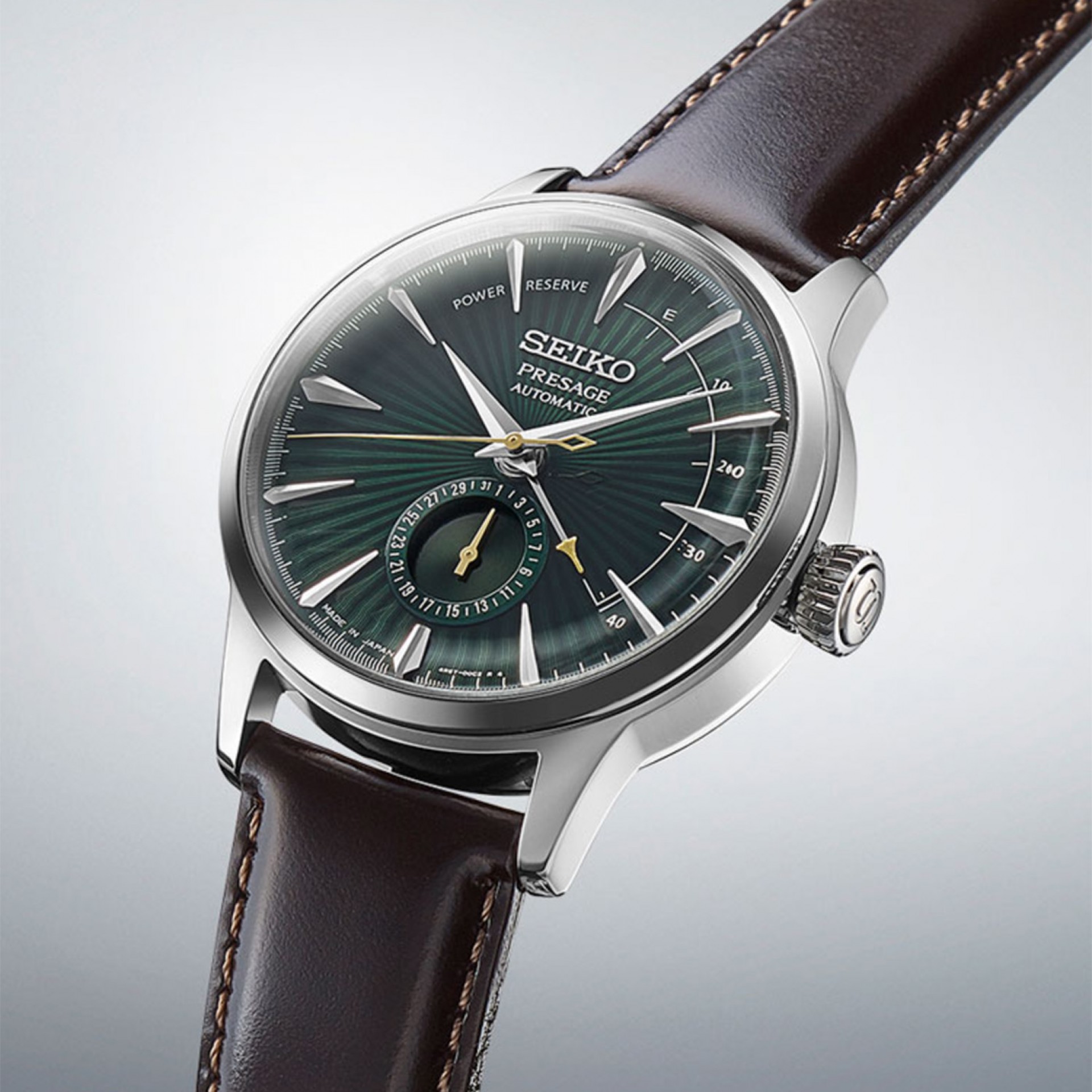 Relógio SSA459J1 Seiko Presage Cocktail Midnight Mockingbird..
