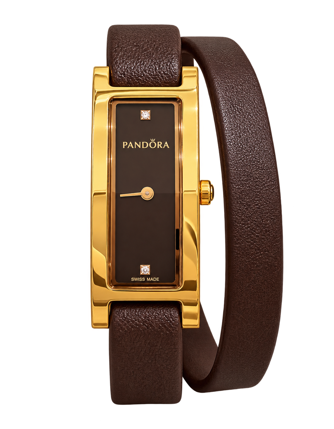 Relógios Cobreado Bracelete 2 voltas Pandora